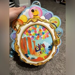 Defective Brand New Loungefly Disney UP 15th Anniversary Carl and Ellie Cameo